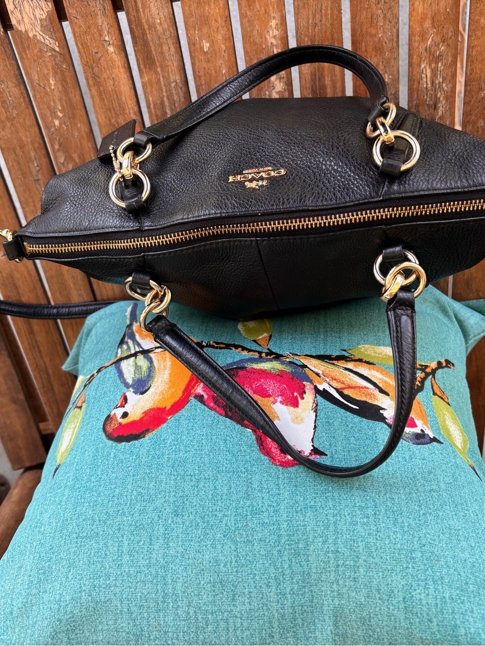 Authentic coach, small Kelsey satchel black - Picture 2 of 11